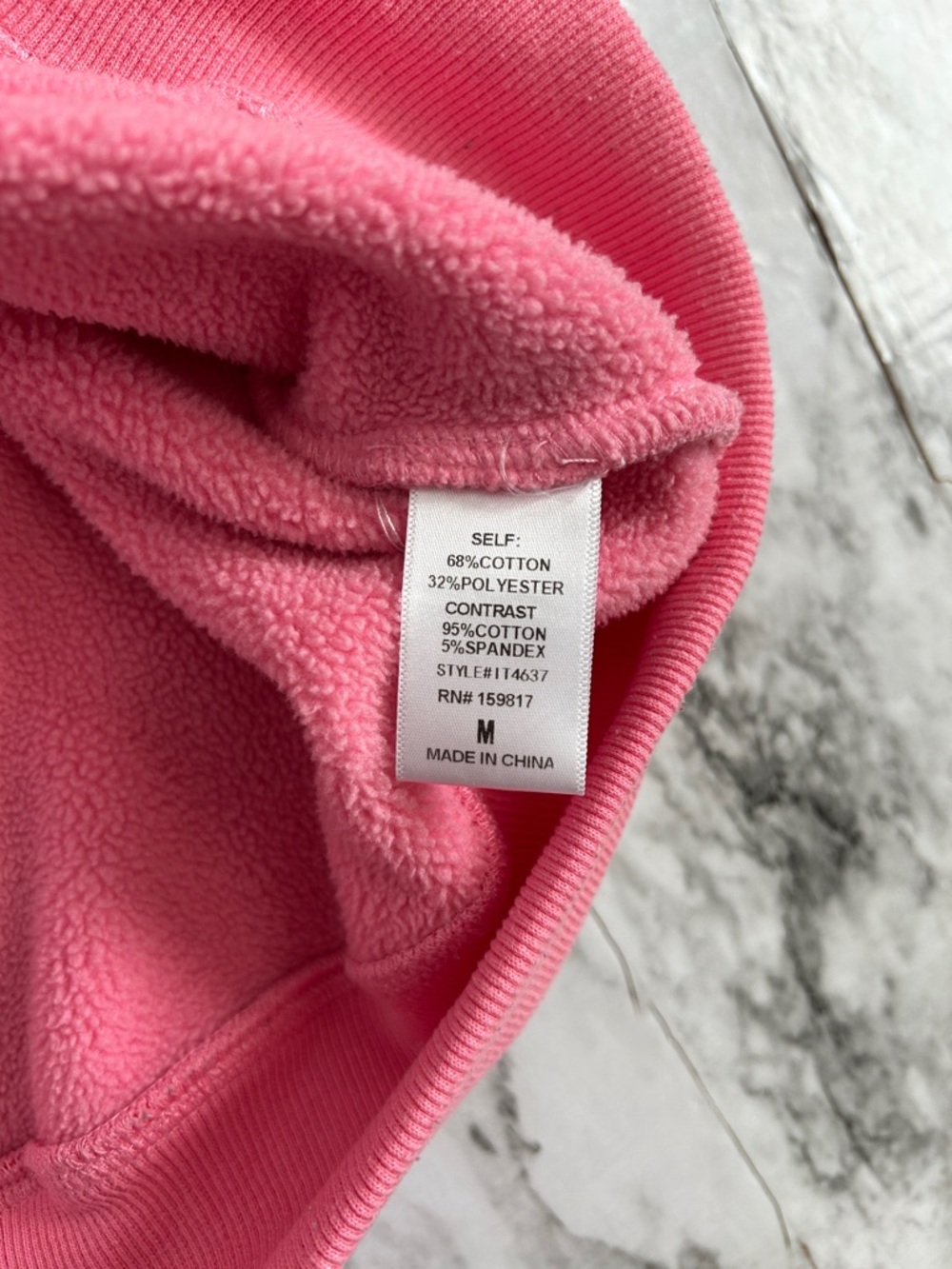 Pink Women's Graphic Crewneck Sweatshirt - Inspirational Back Text - Picture 12 of 12